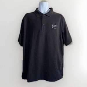 Ultra Club SIR Los Angeles Black Polo Shirt